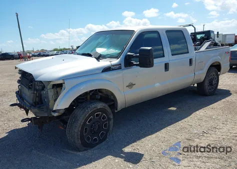 2015 Ford F-250 Xl из США, поврежденный, VIN 1FT7W2BT2FEA80834